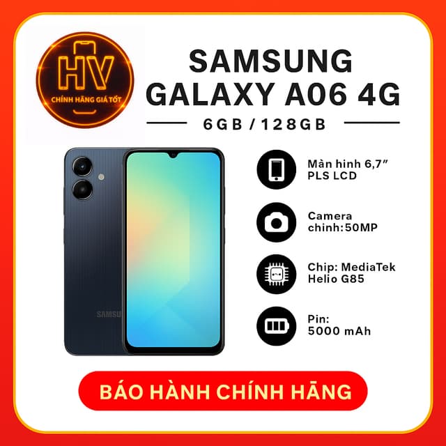 Điện thoại Samsung Galaxy A06 6GB/128GB - Hàng Chính Hăng - Ảnh 3