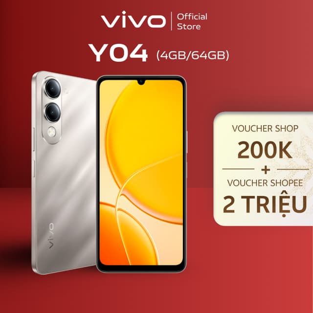 [MỚI] Điện thoại vivo Y04 (4GB+64GB) - Hàng chính hãng - 1 Đổi 1 trong tháng đầu tiên - Bảo hành 12 tháng - Ảnh 12