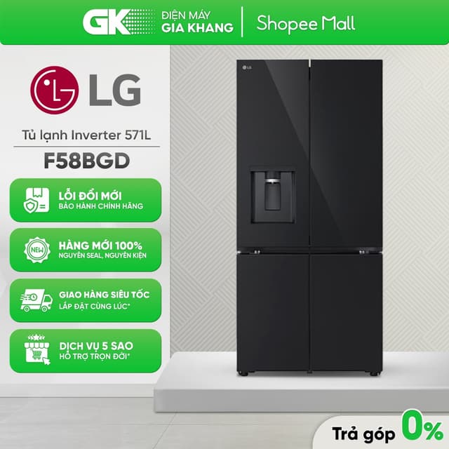 F58BGD Tủ Lạnh LG Inverter 571 Lít Multi Door F58BGD [Freeship HCM] - Ảnh 10