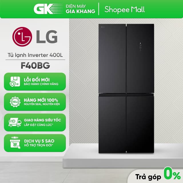 F40BG Tủ Lạnh LG Inverter 400 Lít Multi Door F40BG [Freeship HCM] - Ảnh 5