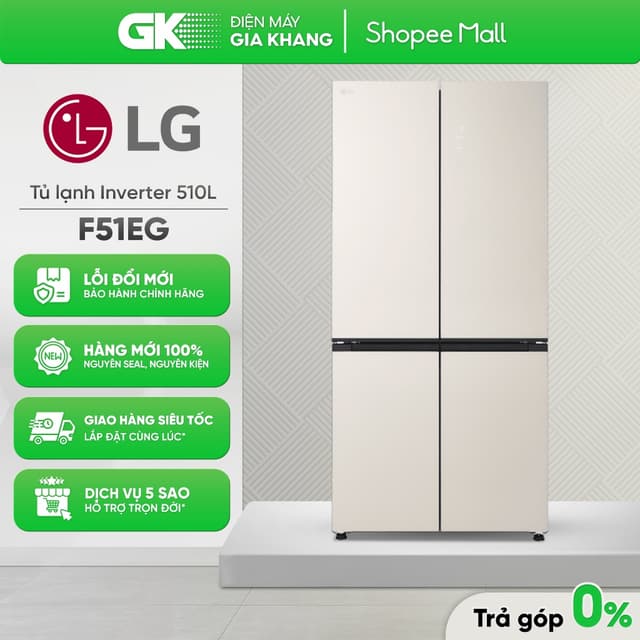Tủ Lạnh LG Inverter 510 Lít Multi Door F51EG [Freeship HCM] - Ảnh 5