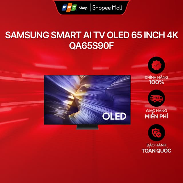 [Tặng kèm loa] Samsung Smart AI TV OLED 65 inch 4K QA65S90F - Ảnh 2