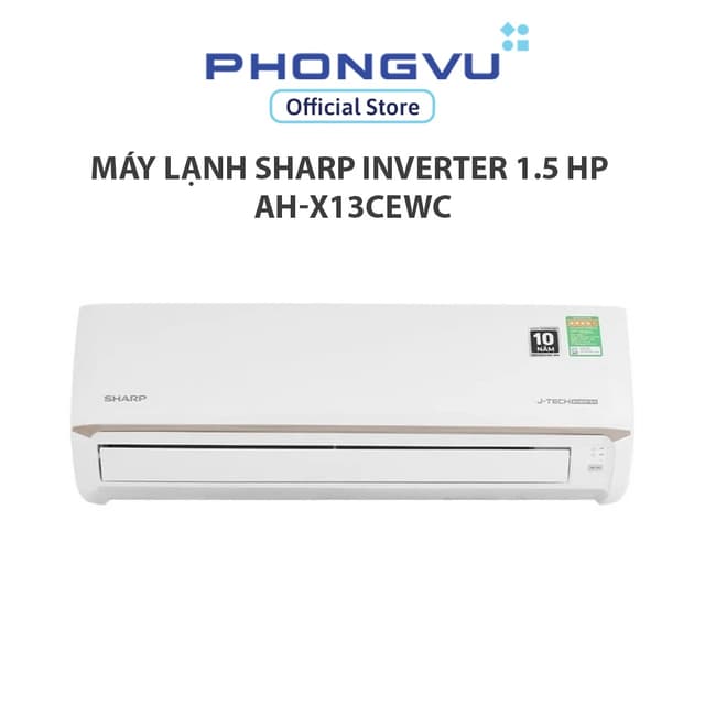Máy lạnh Sharp Inverter 1.5 HP AH-X13CEWC - Bảo hành 24 tháng - Ảnh 6