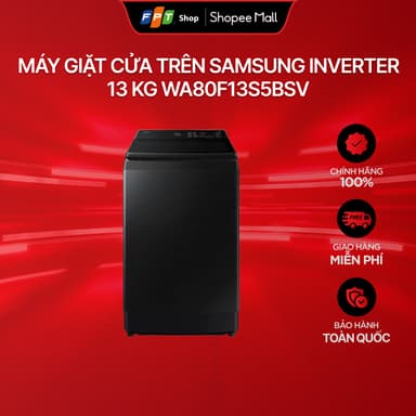 So sánh giá [Chỉ GH tận nơi] Máy giặt cửa trên Samsung Inverter 13 kg WA80F13S5BSV rẻ nhất?