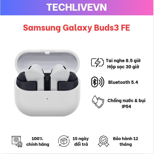 Tai nghe Bluetooth True Wireless Samsung Galaxy Buds3 FE R420N - Hàng chính hãng - Ảnh 10