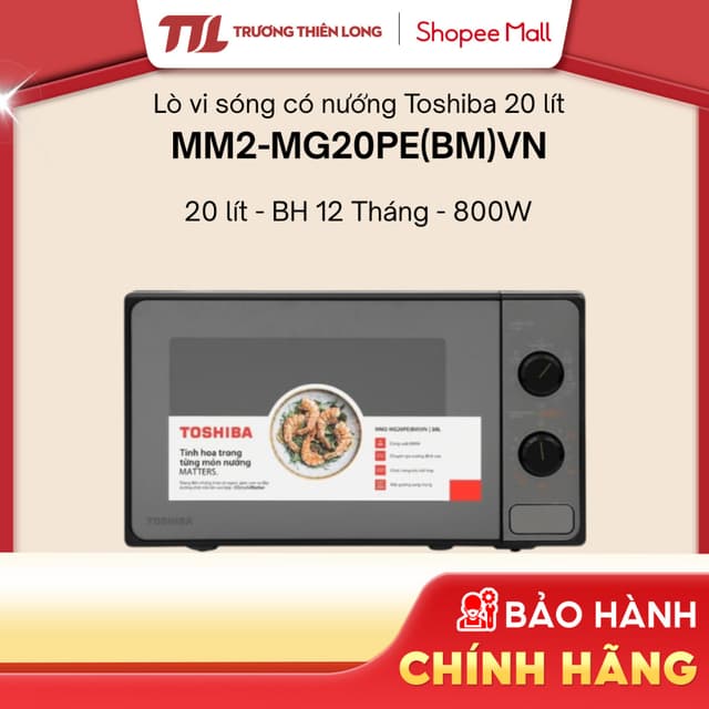 MM2-MG20PE(BM)VN - Lò Vi Sóng Có Nướng Toshiba MM2-MG20PE(BM)VN 20 Lít [FREESHIP HCM] - Ảnh 12