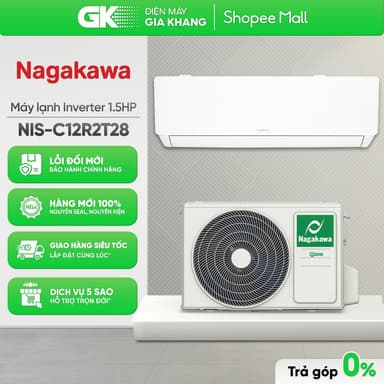 So sánh giá NIS-C18R2T28 (2 HP) | NIS-C12R2T28 (1.5HP) - Máy Lạnh Nagakawa Inverter [Freeship HCM] rẻ nhất?