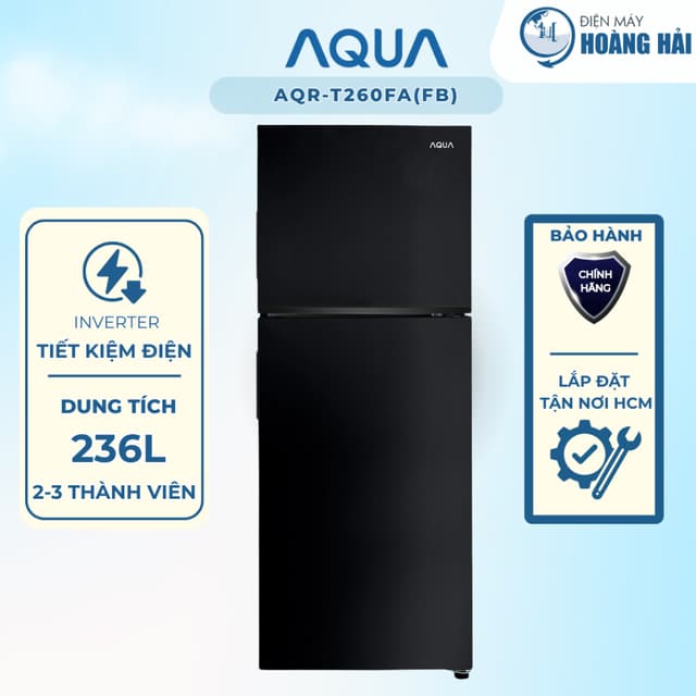 AQR-T260FA(FB) | Tủ lạnh Aqua Inverter 236 lít AQR-T260FA(FB) - Hàng chính hãng - Ảnh 7