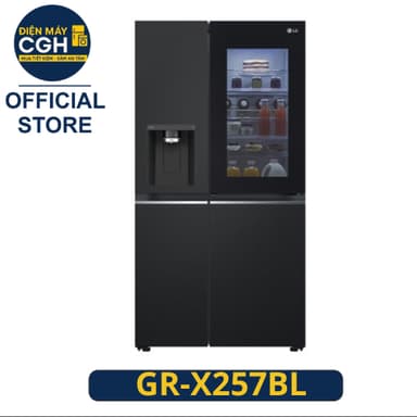 So sánh giá Tủ lạnh LG Inverter 635 Lít Side By Side InstaView Door-in-Door GR-X257BL rẻ nhất?