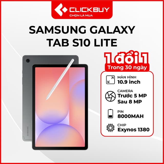 Máy tính bảng Samsung Galaxy Tab S10 Lite (Wifi) 6GB 128GB Chính hãng - Ảnh 2