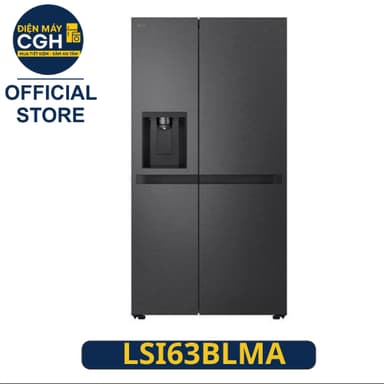 So sánh giá Tủ lạnh LG Inverter 641 lít Side By Side LSI63BLMA rẻ nhất?