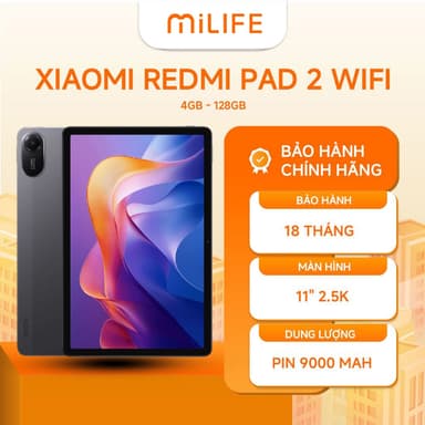 So sánh giá Máy Tính Bảng Xiaomi Redmi Pad 2 4GB 128GB Wifi Chính Hãng BH 18 Tháng rẻ nhất?