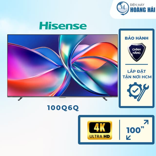 100Q6Q | Smart Tivi QLED Hisense 4K 100 inch 100Q6Q - Hàng chính hãng - Ảnh 3