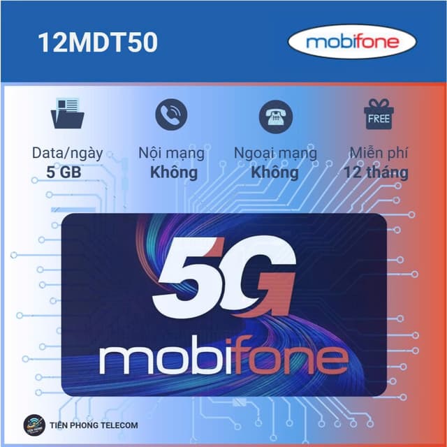 Sim 4G, 5G Mobifone100GB 12MDT50, MDT250,12MDT150,MDT350,6MDT150(có eSIM) MIỄN PHÍ SỬ DỤNG 12 THÁNG - Ảnh 5