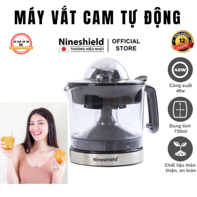Máy vắt cam tự động bỏ hạt Nineshield KB L6 - Máy ép trái cây nhỏ gọn tiện dụng - Ảnh 2