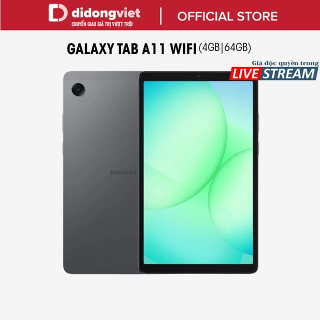 (KOL) Máy tính bảng Samsung Galaxy Tab A11 Wifi 4GB | 64GB,Màn hình 8,7" 90Hz - MediaTek Helio G99 - 5100mAh,BH 12 Tháng - Ảnh 3