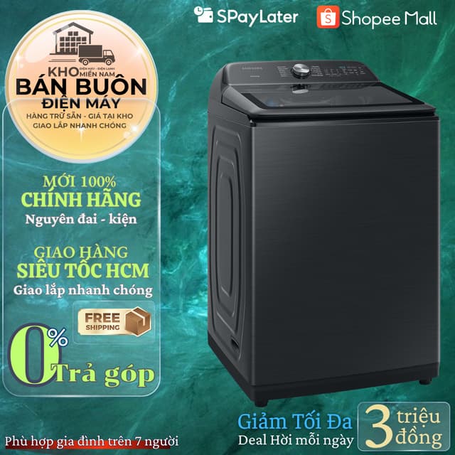 WA23A8377GV Máy giặt Samsung Inverter 23 kg WA23A8377GV/SV Sản xuất Thái Lan - Ảnh 2