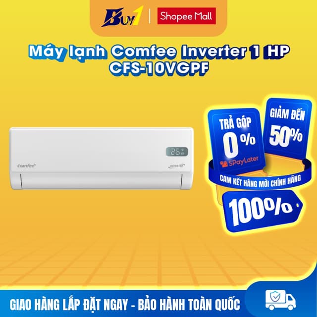 CFS-10VGPF - Máy lạnh Comfee Inverter 1 HP CFS-10VGPF - Hàng chính hãng - Ảnh 8