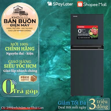 So sánh giá GR-RT252WE-PMV(52) - Tủ lạnh Toshiba Inverter 194 lít GR-RT252WE-PMV(52) - Hàng chính hãng rẻ nhất?