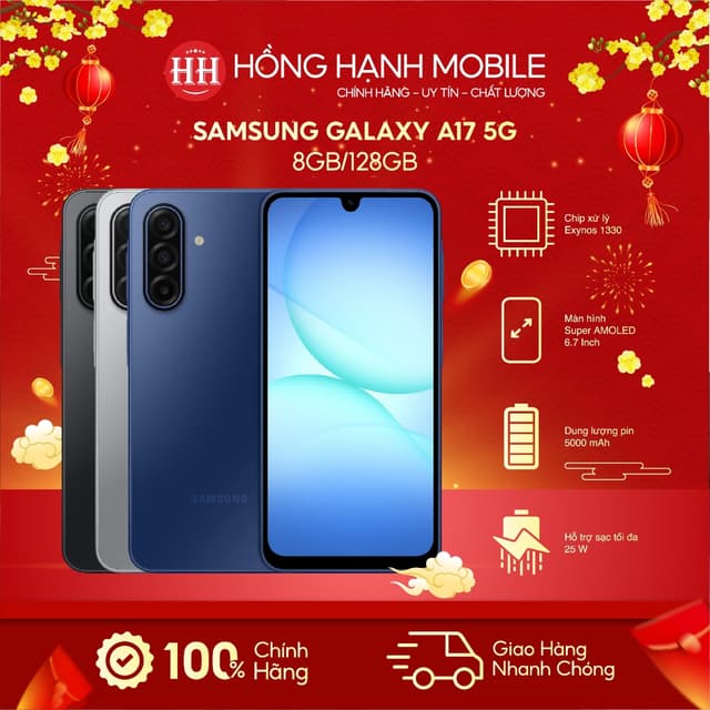Điện Thoại Samsung Galaxy A17 5G 8GB/128GB - Hàng Chính Hãng - Ảnh 7