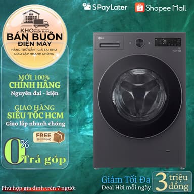 So sánh giá FX1412N5G - Máy giặt LG AI DD Inverter 12 kg FX1412N5G - Hàng chính hãng rẻ nhất?