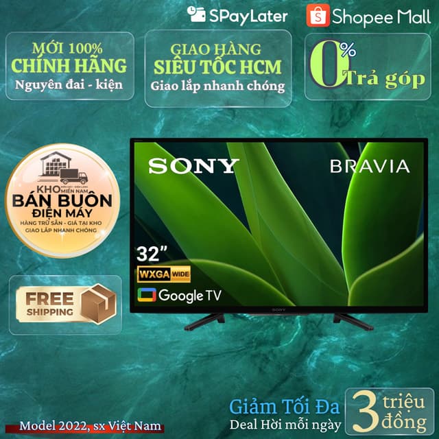 Google Tivi Sony HD 32 inch KD-32W830K - Hàng chính hãng - Ảnh 2