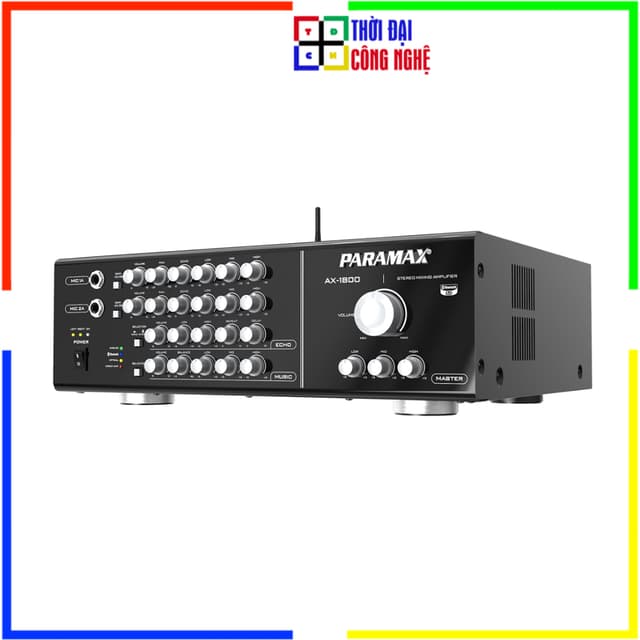 Amply Karaoke Paramax AX-1800 Công Suất 700W, Bluetooth 5.0, Optical, Bảo Hành 3 Năm - Ảnh 1