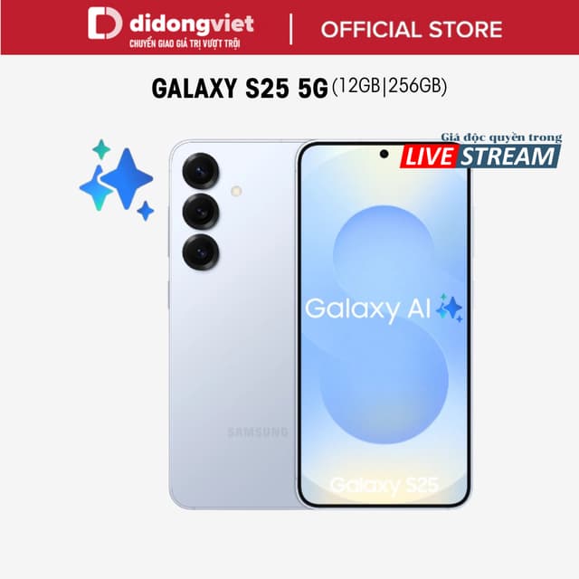 (KOL) Điện thoại Samsung Galaxy S25 5G Ram 12GB| 256GB, 6.2" - Chip Snapdragon 8 Elite - 4000mAh| Bảo hành 24 tháng - Ảnh 2
