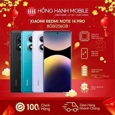 So sánh giá Điện Thoại Xiaomi Redmi Note 14 Pro 8GB/256GB - Hàng Chính Hãng rẻ nhất?