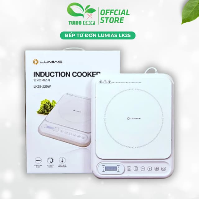 Bếp từ đơn Lumias LK25-220W - Công suất 2000W - 10 mức nhiệt - TUIDO SHOP - Ảnh 8