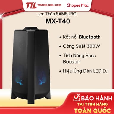 So sánh giá MX-T40/XV - Loa Tháp Samsung MX-T40 - Công Suất 300W, Kết Nối USB / Bluetooth [TOÀN QUỐC] rẻ nhất?