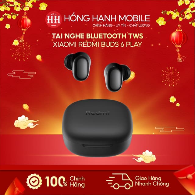 Tai Nghe Bluetooth True Wireless Xiaomi Redmi Buds 6 Play - Hàng Chính Hãng - Ảnh 9