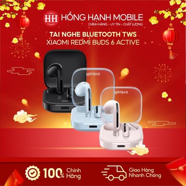 So sánh giá Tai Nghe Bluetooth True Wireless Xiaomi Redmi Buds 6 Active - Hàng Chính Hãng rẻ nhất?