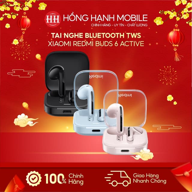 Tai Nghe Bluetooth True Wireless Xiaomi Redmi Buds 6 Active - Hàng Chính Hãng - Ảnh 9