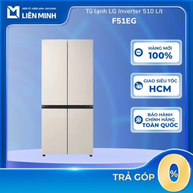 F51EG | Tủ Lạnh LG Inverter 510 Lít Multi Door F51EG - Bảo Hành Chính Hãng - Ảnh 10