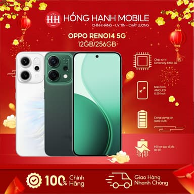 So sánh giá Điện Thoại Oppo Reno14 5G 12GB/256GB - Hàng Chính Hãng rẻ nhất?