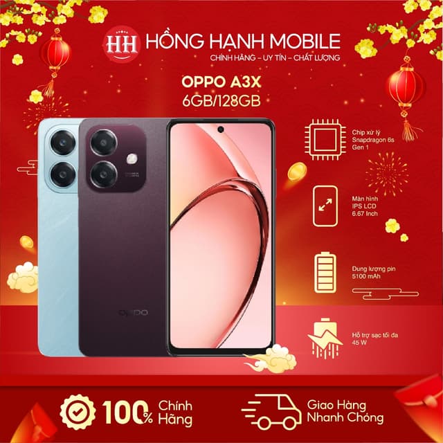 Điện Thoại Oppo A3x 6GB/128GB - Hàng Chính Hãng - Ảnh 5