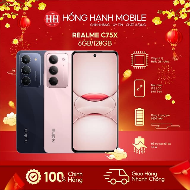 Điện Thoại Realme C75x 6GB/128GB - Hàng Chính Hãng - Ảnh 6
