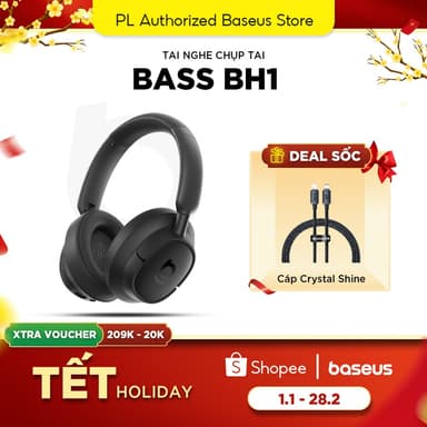 So sánh giá Tai Nghe Chụp Tai Baseus Bass BH1 Bluetooth 6.0 | AI ENC | Pin 80H | Dynamic Super Bass 40mm rẻ nhất?