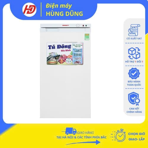 [ SHIP HOẢ TỐC HÀ NỘI ]Tủ đông mini Sanaky 118 lít TD.VH160VD- Chính hãng BH-24 tháng - Ảnh 1