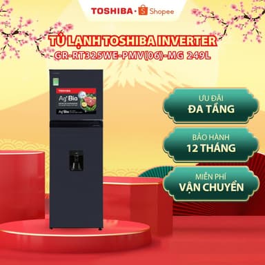 So sánh giá [Freeship HCM] Tủ lạnh Toshiba Inverter 249 lít GR-RT325WE-PMV(06)-MG - Hàng chính hãng, bảo hành 2 năm rẻ nhất?