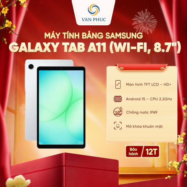 Máy tính bảng Samsung Galaxy Tab A11 (Wi-Fi, 8.7") 8GB/128GB - Hàng Mới Chính Hãng - Ảnh 12