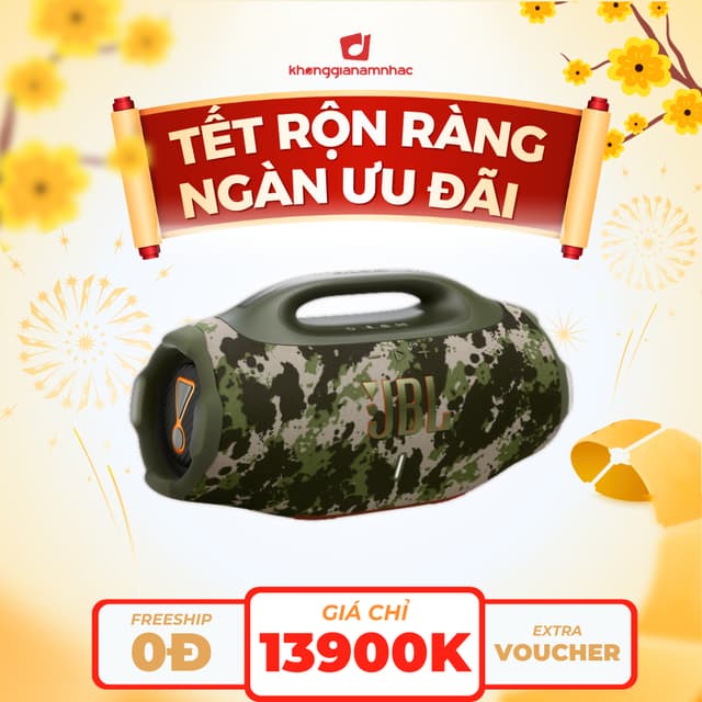 Loa Bluetooth Công Suất Lớn JBL Boombox 4 - Chính Hãng PGI - Ảnh 3