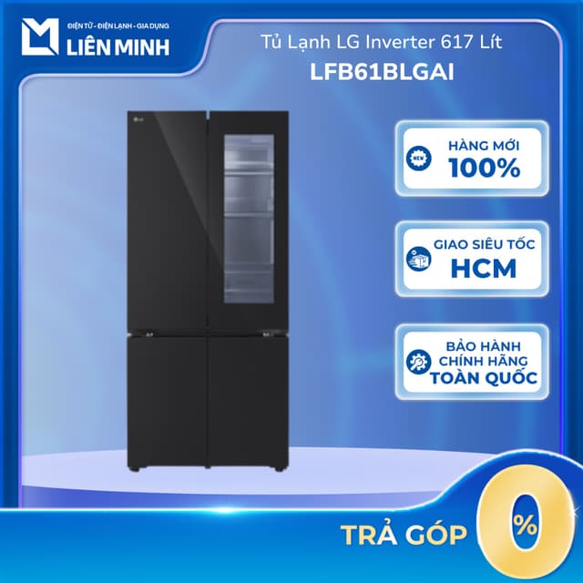 LFB61BLGAI - Tủ Lạnh LG Inverter 617 Lít Multi Door InstaView LFB61BLGAI - Bảo Hành Chính Hãng - Ảnh 10