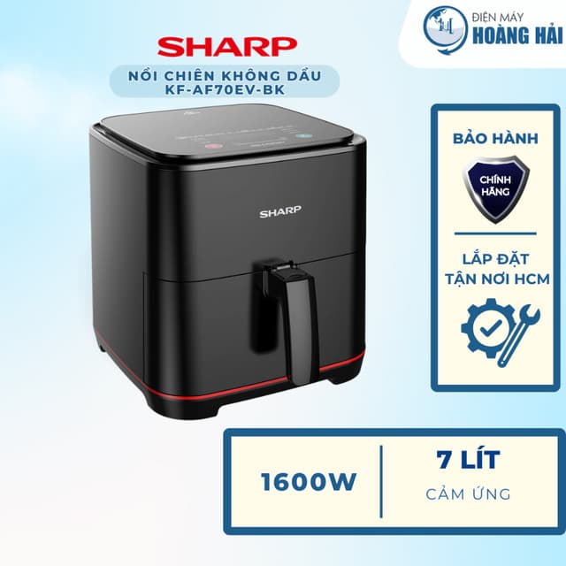 KF-AF70EV-BK | Nồi chiên không dầu Sharp 7 lít KF-AF70EV-BK - Hàng chính hãng - Ảnh 9