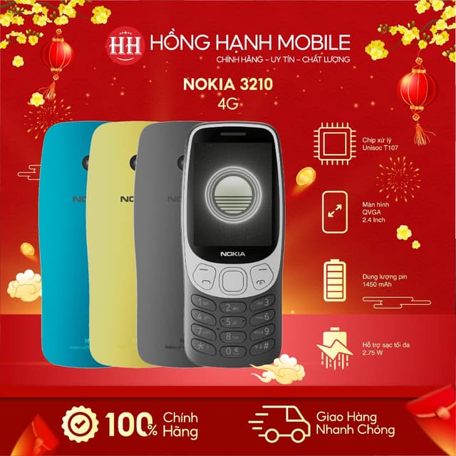 Điện Thoại Nokia 3210 4G - Hàng Chính Hãng - Ảnh 6