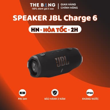 So sánh giá Loa JBL CHARGE 6 (Pin 24h | Công suất 40W | IP68 | Bluetooth 5.4 | JBL Original Pro Sound) rẻ nhất?