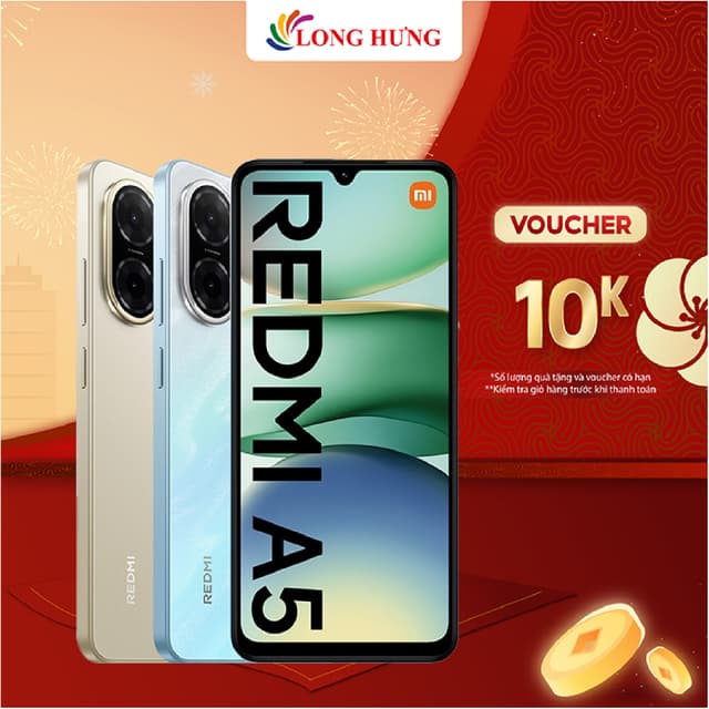 Điện thoại Xiaomi Redmi A5 (3GB/64GB) - Hàng chính hãng - Ảnh 9