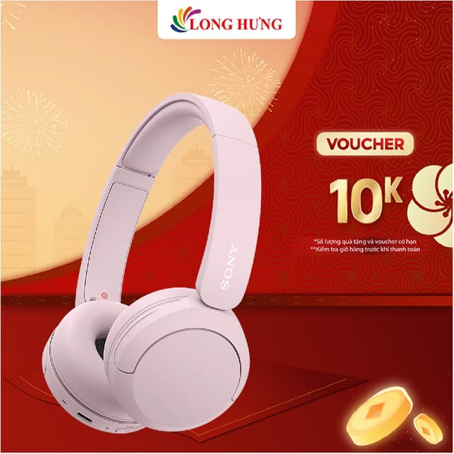Tai nghe chụp tai Bluetooth Sony WH-CH520 - Hàng chính hãng - Ảnh 2