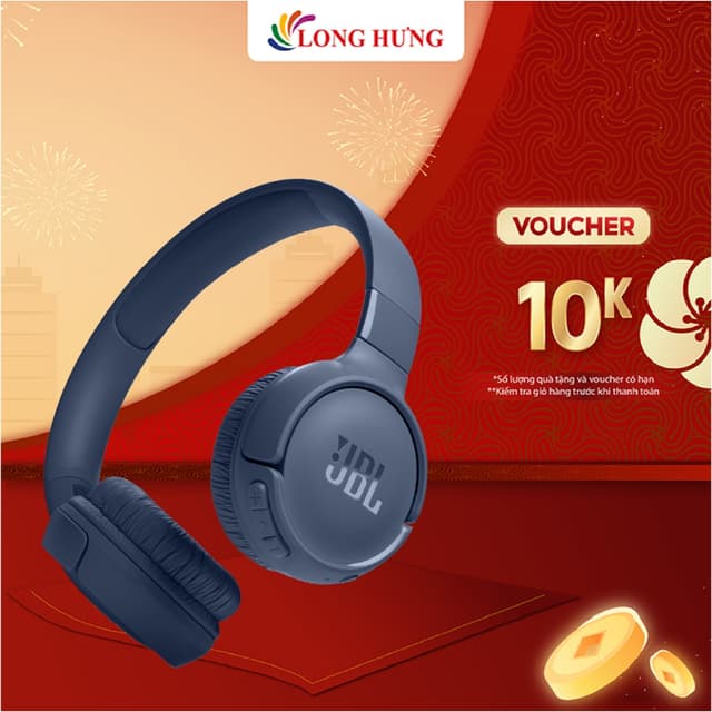 Tai nghe chụp tai Bluetooth JBL Tune 520BT JBLT520BT - Hàng chính hãng - Ảnh 4